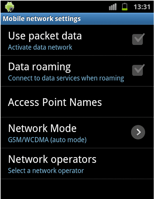 Hướng dẫn đăng ký, cài đặt 3G Mobifone cho điện thoại Samsung