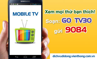 Mobile TV Mobifone - Xem tivi thả ga trên di động không tốn 3G
