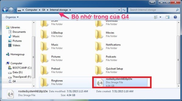 Cách root LG G4 phiên bản chính hãng ở Việt Nam