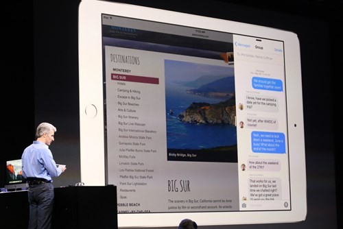 iOS 9 cải thiện tính năng đa nhiệm cho iPad