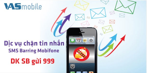 Cú pháp đăng ký dịch vụ SMS Barring Mobifone