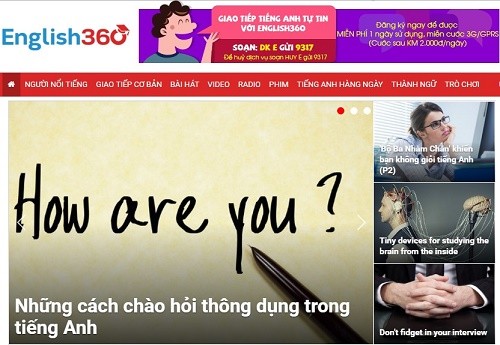 Học tiếng Anh giao tiếp hiệu quả với dịch vụ English360 Mobifone