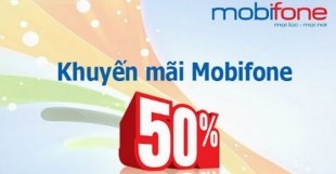 Mobifone khuyến mãi 50% thẻ nạp ngày 16/12 cho thuê bao đủ điều kiện