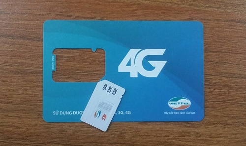 Hướng dẫn cách đổi sim 3G sang sim 4G Viettel online