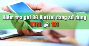 Hướng dẫn 3 cách kiểm tra gói cước 3G Viettel đang sử dụng