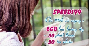 Hướng dẫn cách đăng ký gói cước SPEED199 Vinaphone tha hồ online 4G