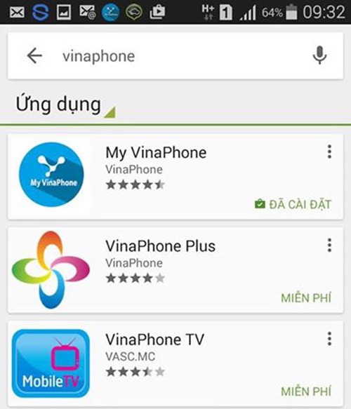 Cách tải My Vinaphone cho điện thoại Android